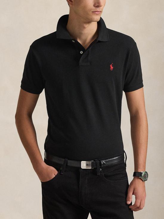 26SS 랄프 로렌 폴로 티셔츠 710795080 006 BLACK - RALPH LAUREN