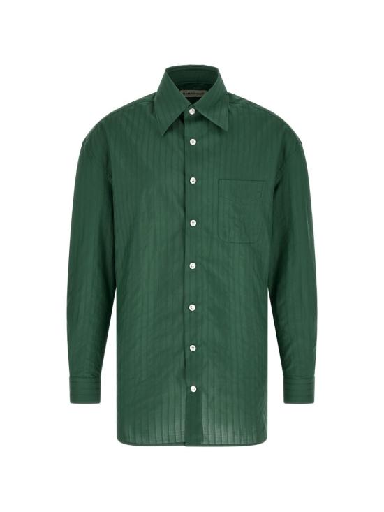 26SS 나마체코 긴팔 셔츠 401PN14933903 DEEPFOREST GREEN - NAMACHEKO