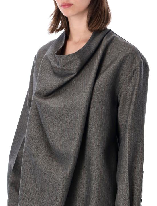 26FW 보테가베네타 긴팔 티셔츠 861751V6O20 2527 GREY MULTI - BOTTEGA VENETA