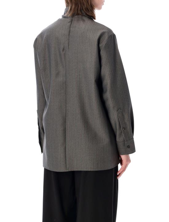26FW 보테가베네타 긴팔 티셔츠 861751V6O20 2527 GREY MULTI - BOTTEGA VENETA