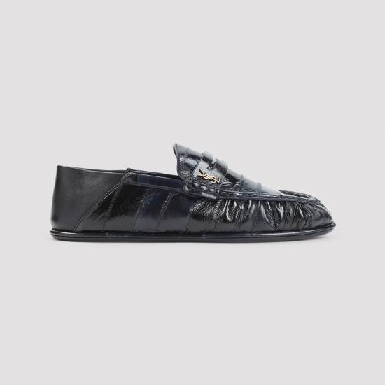 26FW 생로랑 로퍼 A00415 EABM0 4197 NAVY BLU - SAINT LAURENT