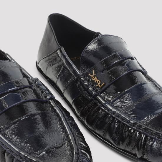 26FW 생로랑 로퍼 A00415 EABM0 4197 NAVY BLU - SAINT LAURENT