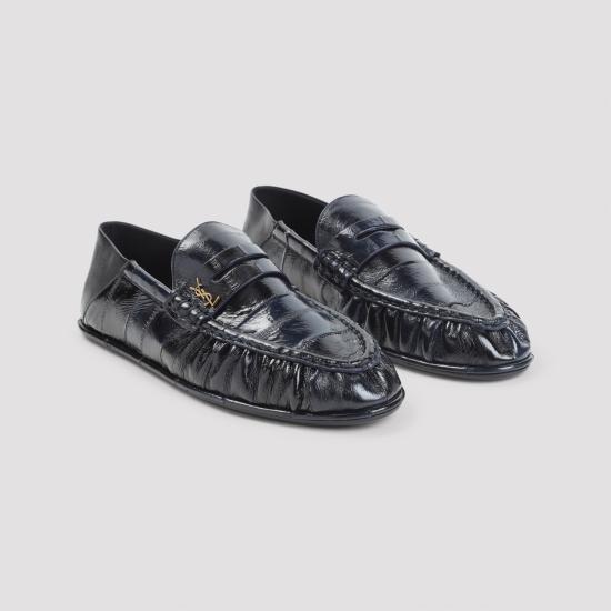 26FW 생로랑 로퍼 A00415 EABM0 4197 NAVY BLU - SAINT LAURENT