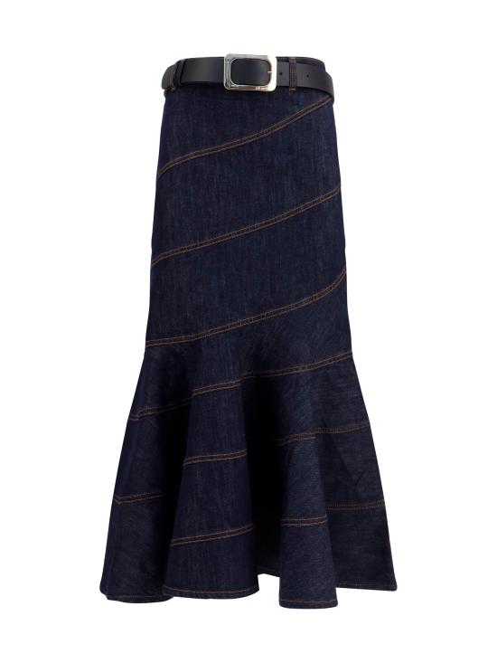 26FW 셀프 포트레이트 스커트 PF26810MSKBL BLUE