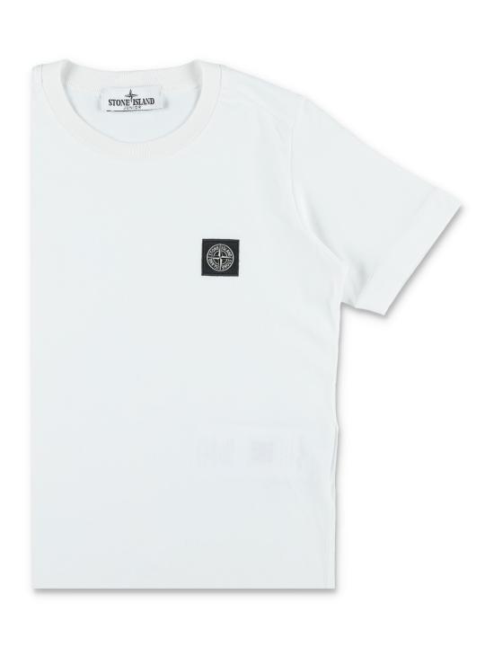 26FW [키즈] 스톤 아일랜드 티셔츠 2100003S0047 V0001 Bianco - STONE ISLAND