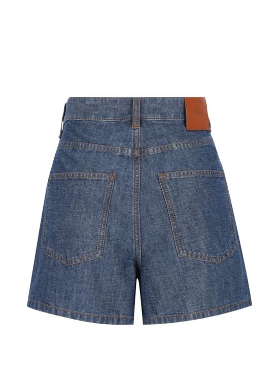26FW 펜디 데님 숏팬츠 FLP861 AW8HF0QB0 Blu - FENDI