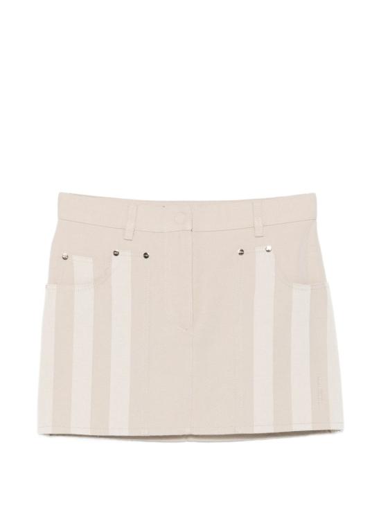 26FW 펜디 숏 스커트 FLQ611 AW8IF1WX0 Beige