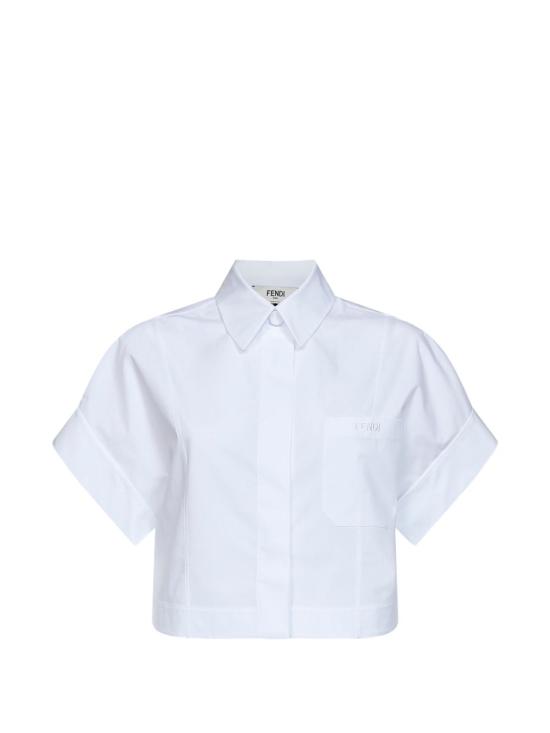 26FW 펜디 셔츠 FS8363 AW7VF0ZNM Bianco