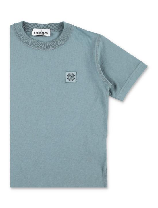 26FW [키즈] 스톤 아일랜드 티셔츠 2100001S0050 V004B ASH BLUE - STONE ISLAND