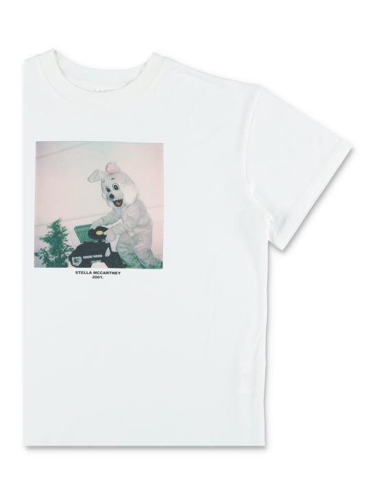 26FW [키즈] 스텔라 맥카트니 티셔츠 TZ8B01Z3931 100 Bianco - STELLA MCCARTNEY