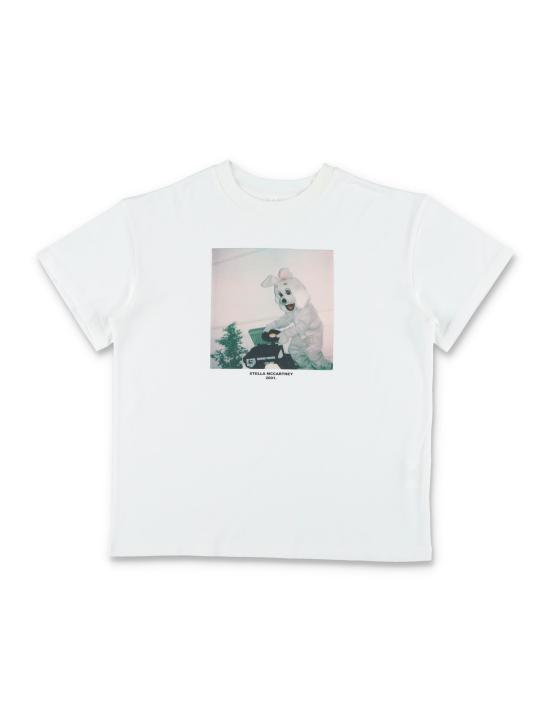 26FW [키즈] 스텔라 맥카트니 티셔츠 TZ8B01Z3931 100 Bianco