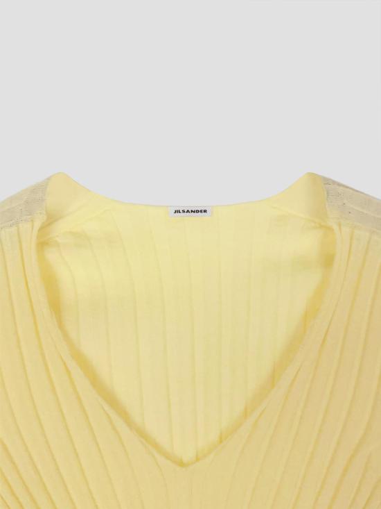 26FW 질샌더 스웨터 J02GP0252J13289 737 LIME WASH - JIL SANDER