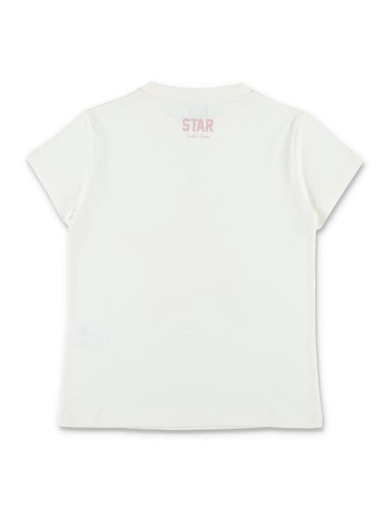 26SS [키즈] 골든구스 티셔츠 P01273P002486 11560 HERITAGE WHITE - GOLDEN GOOSE