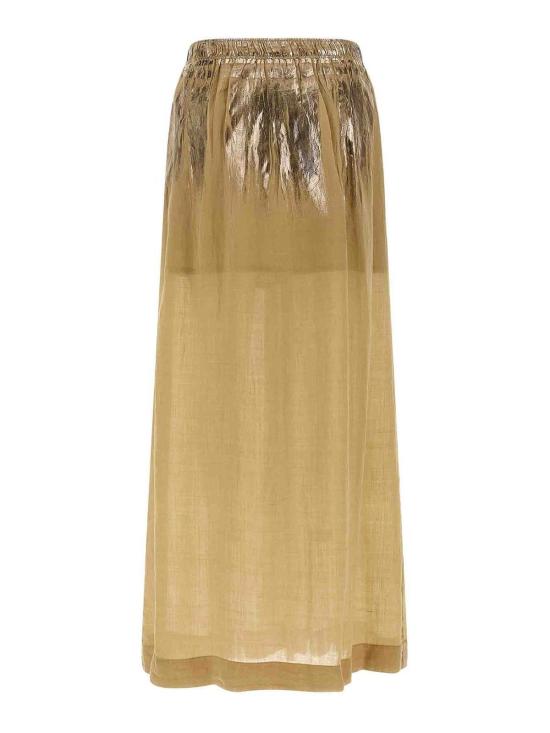 26SS 누드 롱 스커트 1103E26425513 Brown - NUDE