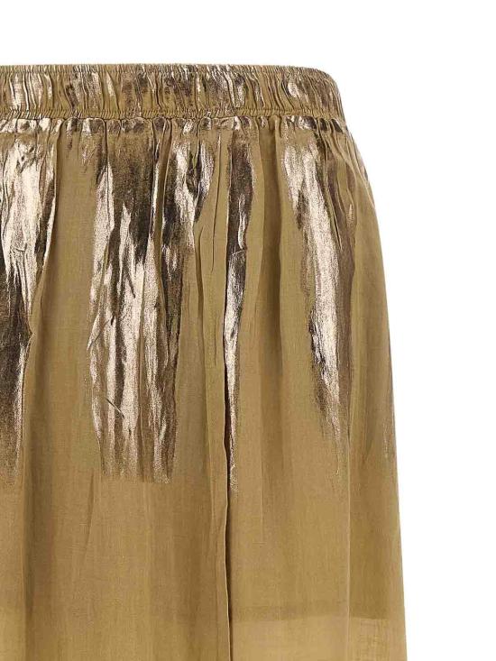 26SS 누드 롱 스커트 1103E26425513 Brown - NUDE