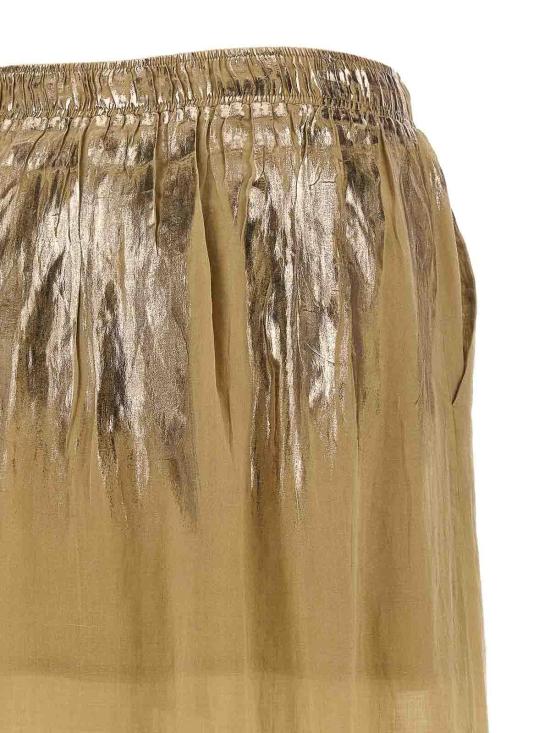 26SS 누드 롱 스커트 1103E26425513 Brown - NUDE