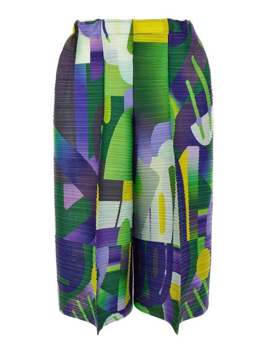 26SS 플리츠플리즈 숏팬츠 PP66JF70581 Multicolour