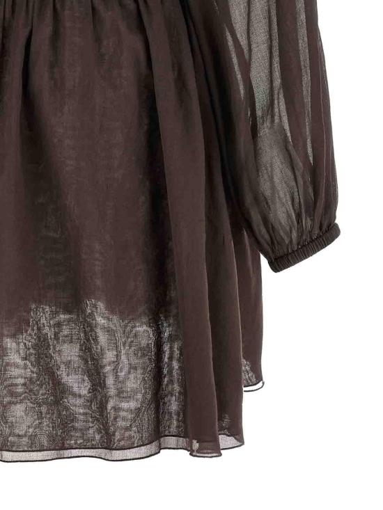 26SS 지오바니 베딘 미디 원피스 GBSS26507CMARRONE Brown - GIOVANNI BEDIN