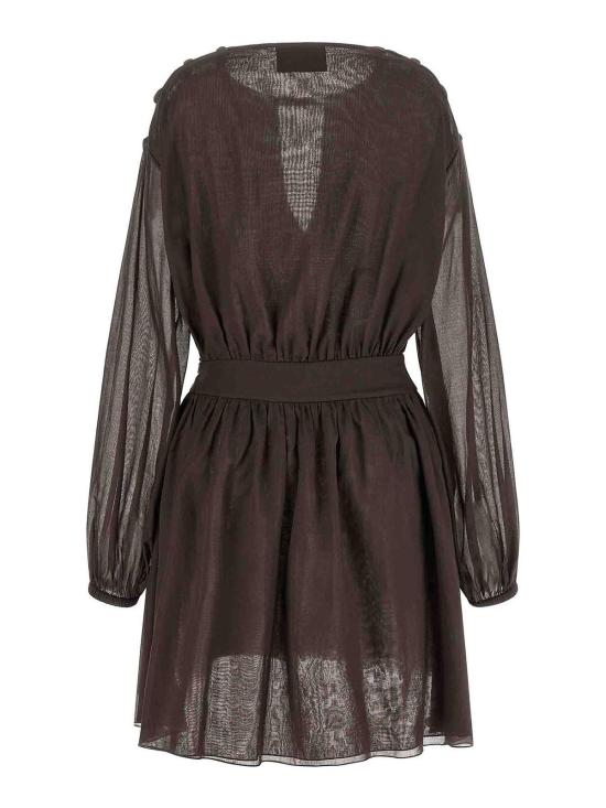 26SS 지오바니 베딘 미디 원피스 GBSS26507CMARRONE Brown - GIOVANNI BEDIN