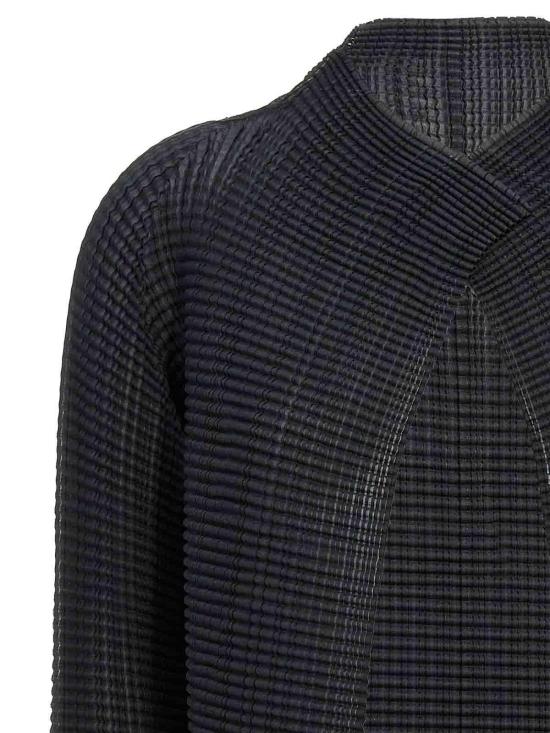 26SS 이세이 미야케 가디건 IM66FJ68015 Black - ISSEY MIYAKE