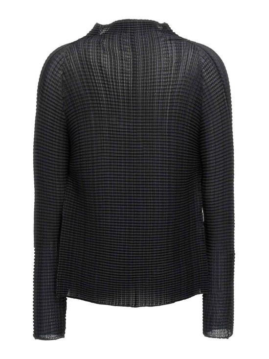 26SS 이세이 미야케 가디건 IM66FJ68015 Black - ISSEY MIYAKE