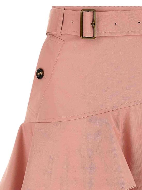 26FW 버버리 미디 스커트 8129695 Nude Neutrals - BURBERRY