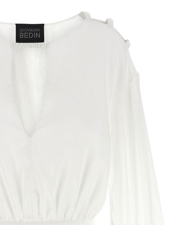 26SS 지오바니 베딘 미디 원피스 GBSS26507CBIANCO White - GIOVANNI BEDIN