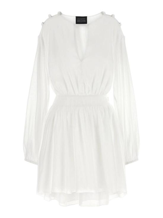 26SS 지오바니 베딘 미디 원피스 GBSS26507CBIANCO White