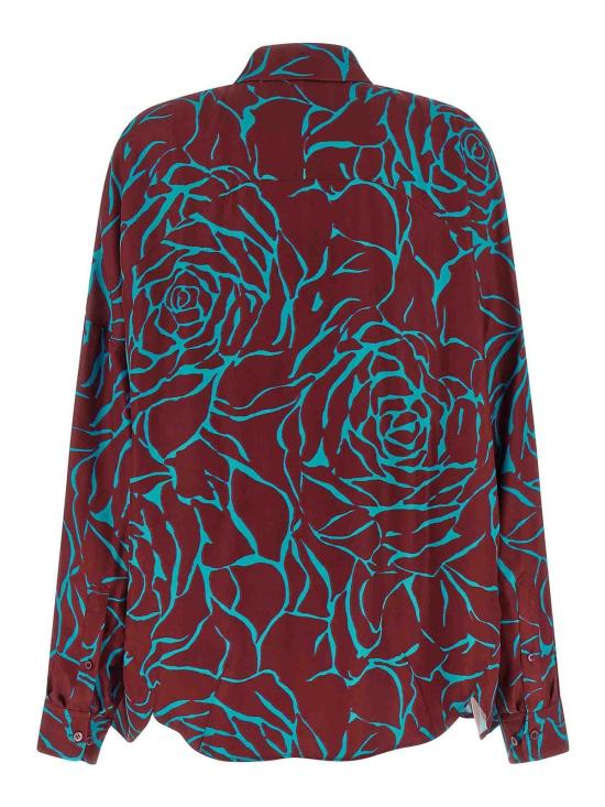 26SS 드리스 반 노튼 블라우스 261130700324435E15 Dark Red - DRIES VAN NOTEN