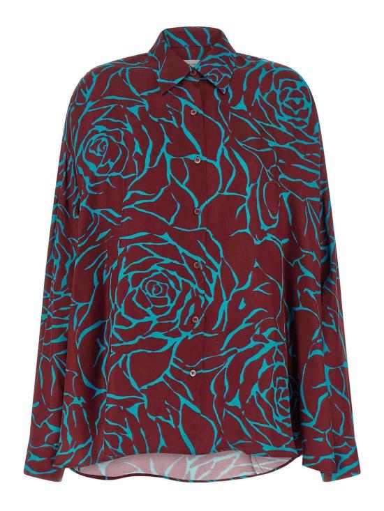 26SS 드리스 반 노튼 블라우스 261130700324435E15 Dark Red