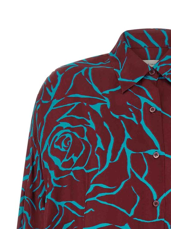 26SS 드리스 반 노튼 블라우스 261130700324435E15 Dark Red - DRIES VAN NOTEN