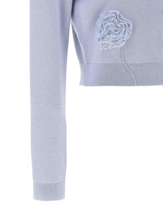 26FW 셀프 포트레이트 가디건 PF26068C Light Blue - SELF PORTRAIT