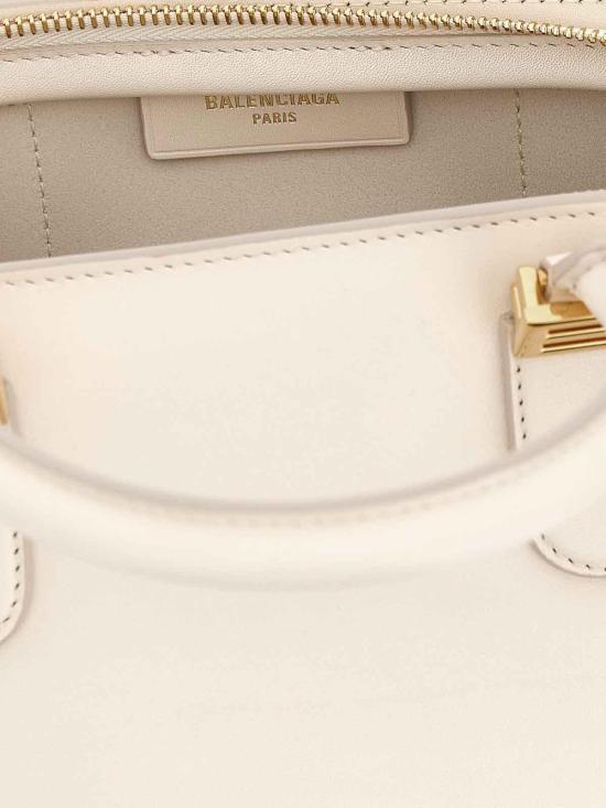 26SS 발렌시아가 볼레로 볼링백 8685852ACJS9404 White - BALENCIAGA