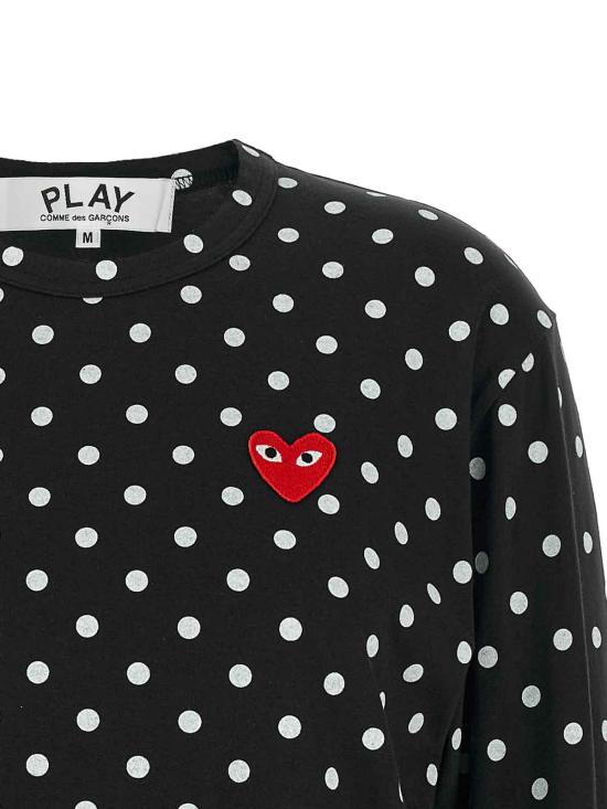 26SS 꼼데가르송 긴팔 티셔츠 AXT1661 Black - COMME DES GARCONS