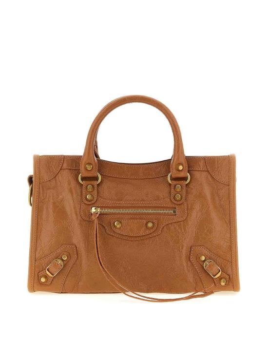26SS 발렌시아가 르 시티 토트백 811442210F62630 Brown