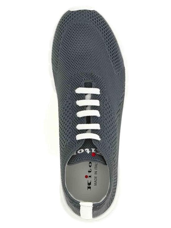  키톤 니트 핏 러닝 슈즈 USSFITSN008090805Z Grey - KITON