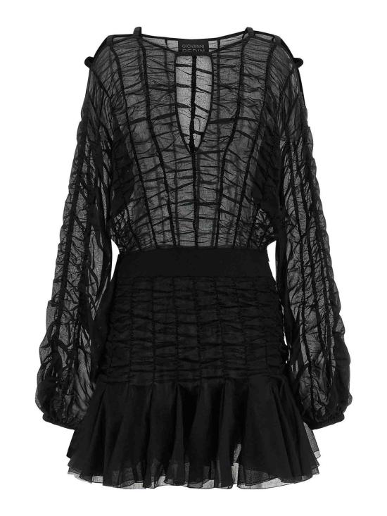 26SS 지오바니 베딘 미디 원피스 GBSS26504NERO Black