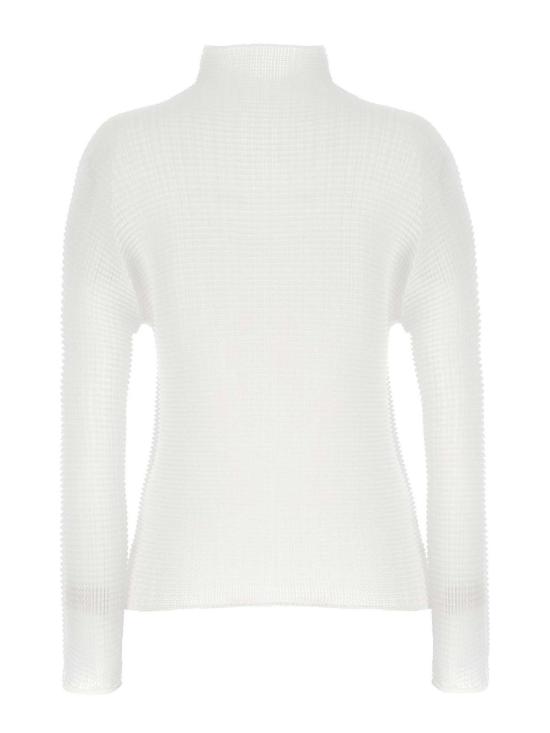 26SS 이세이 미야케 긴팔 티셔츠 IM66FJ67901 White - ISSEY MIYAKE