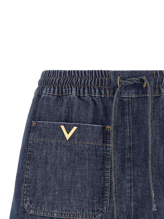 26FW 발렌티노 가라바니 숏팬츠 B3DD22A9YA528 Blue - VALENTINO GARAVANI