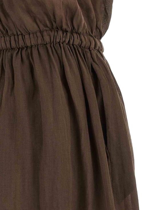 26SS 누드 미디 원피스 1103E2642708 Brown - NUDE