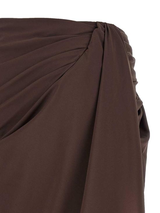  자크뮈스 미디 스커트 25ESKW00084BW00565850 Brown - JACQUEMUS