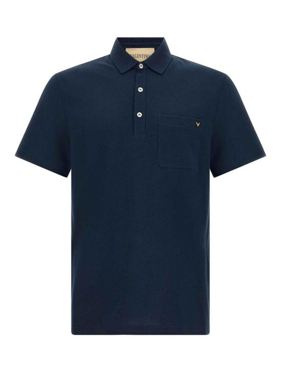 26FW 발렌티노 가라바니 폴로 티셔츠 V3MH04VBMDD51 Blue