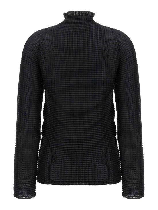 26SS 이세이 미야케 긴팔 티셔츠 IM66FJ67915 Black - ISSEY MIYAKE