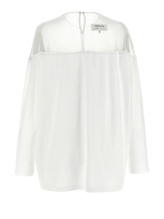 26SS MM6 메종마르지엘라 긴팔 티셔츠 S62GD0213M20108101 White - MM6 MAISON MARGIELA