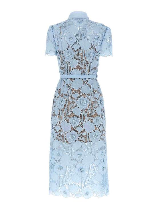 26FW 셀프 포트레이트 미디 원피스 PF26111M Light Blue - SELF PORTRAIT