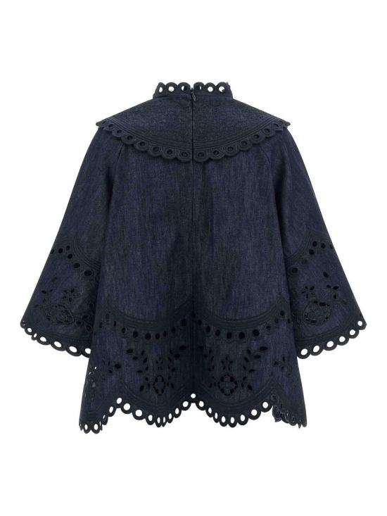 26FW 짐머만 블라우스 7282TSS263INK Blue - ZIMMERMANN