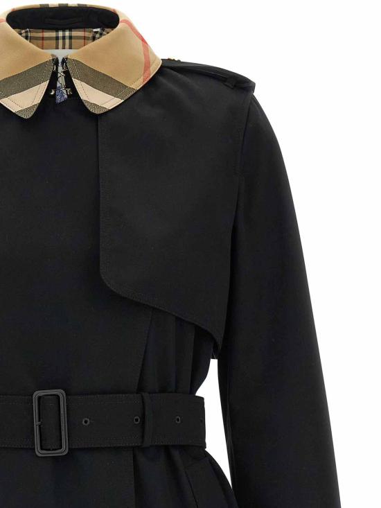  버버리 트렌치 코트 8129457 Black - BURBERRY
