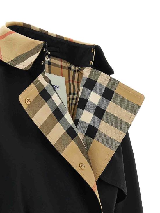  버버리 트렌치 코트 8129457 Black - BURBERRY
