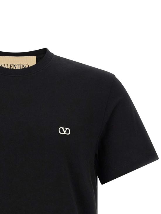 26FW 발렌티노 가라바니 반팔 티셔츠 V3MG10VBMM0NO Black - VALENTINO GARAVANI