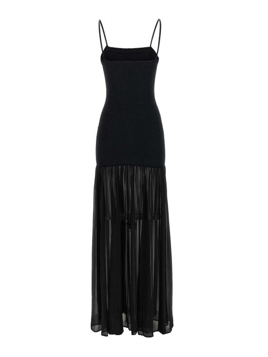 26SS 훈자 지 미디 스커트 NANCYHYBRIDDRESSBLACK Black - HUNZA G